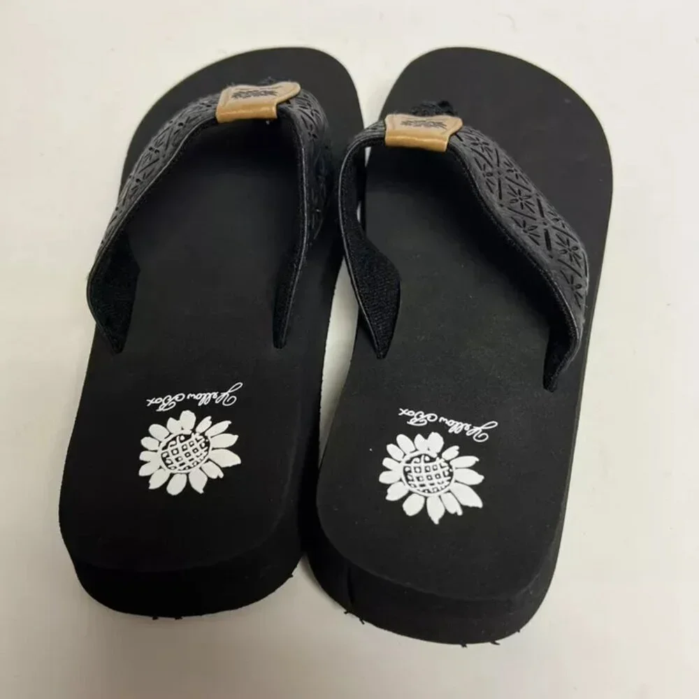 Yellow Box Womens Griselda Sandal Black Size 7.5 M - Picture 5 of 6